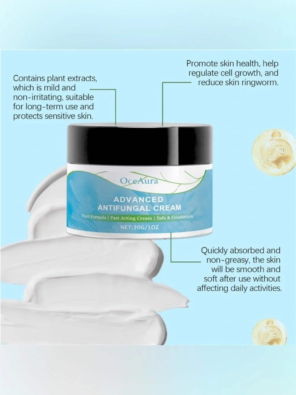 OceAura Advanced Antifungal Cream‎ NEW